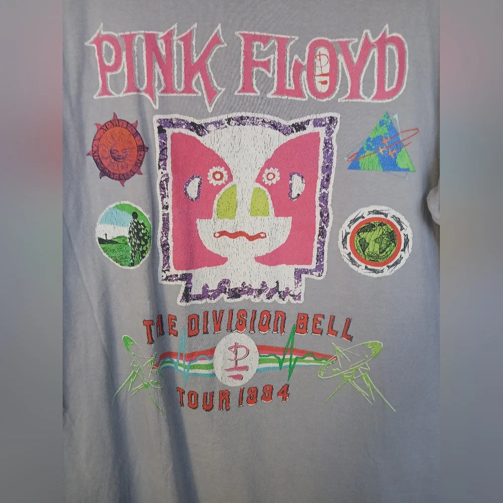 💎 Pink Floyd Men's Graphic T-Shirt - Gray #0149 - Picture 6 of 6